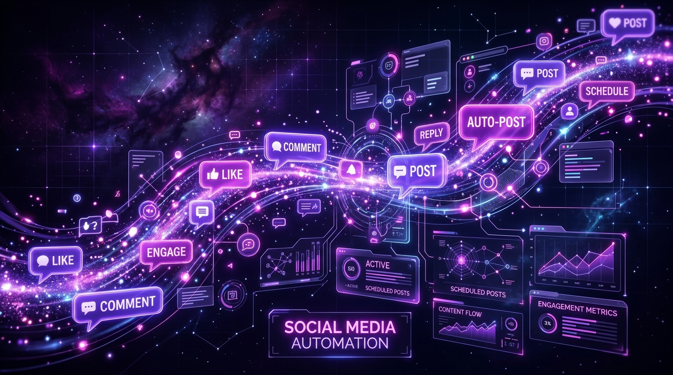 Instagram Automation Engine Illustration